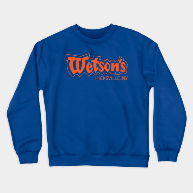 Wetson's HIcksville New York Crewneck Sweatshirt by LOCAL51631